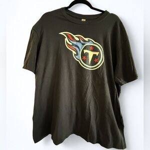 Tennessee Titans Ryan Tannehill #17 Graphic Tee Size XL Fanatics Navy NFL Shirt